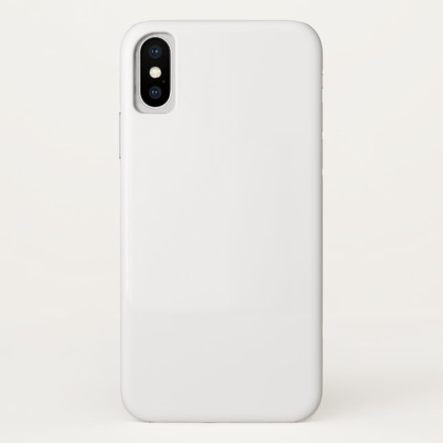 Einfach weiß Case-Mate iPhone hülle (Rückseite)