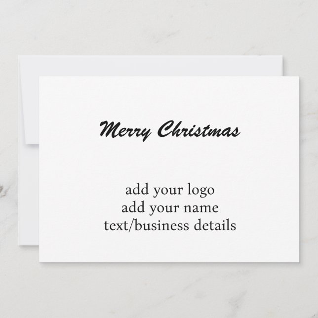 EINFACH WEISS DANKEN SIE KARTE (Rückseite)