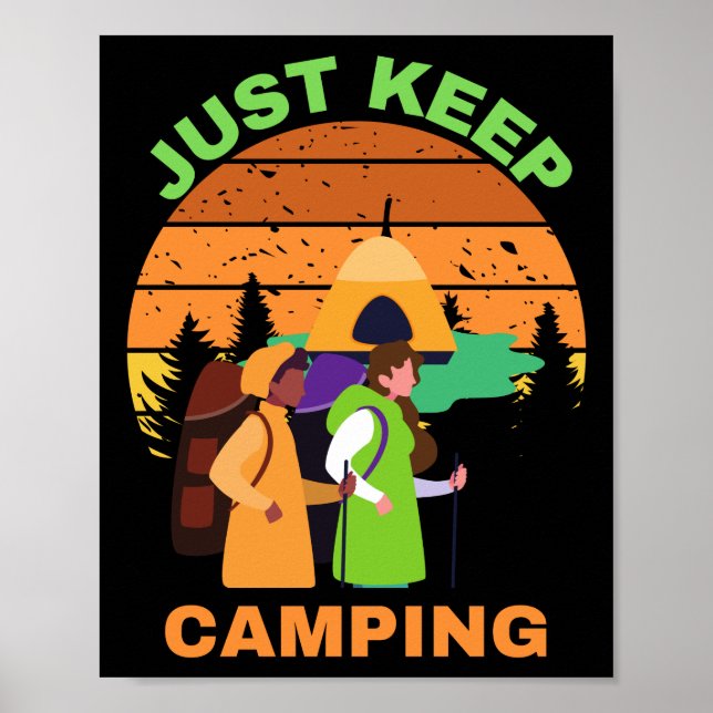 EINFACH WEITER CAMPEN POSTER (Vorne)