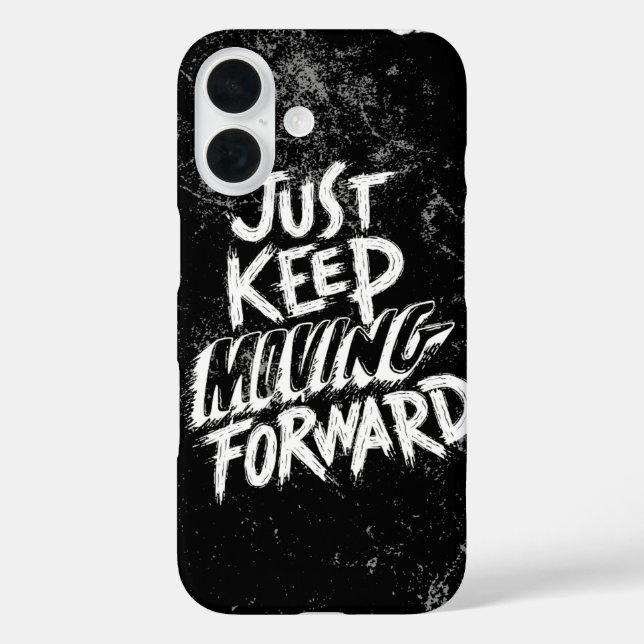 Einfach weiter vorwärts, motivierendes Case! Case-Mate iPhone Hülle (Rückseite)