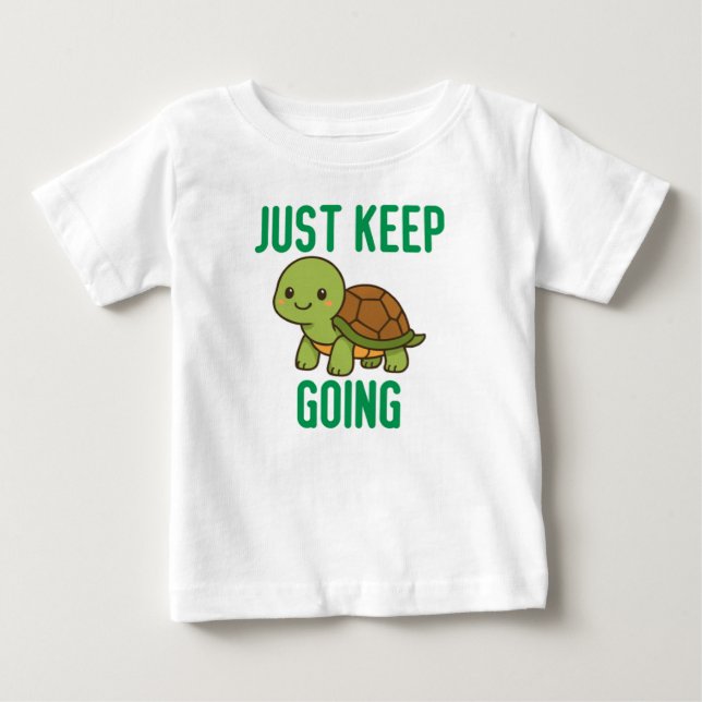 Einfach Weitermachen Baby T-shirt (Vorderseite)