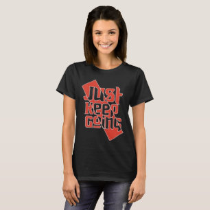 Einfach Weitermachen Damen T-Shirt - Motivierend