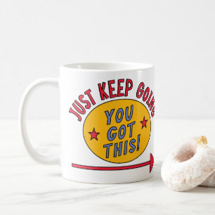 Einfach Weitermachen Kaffeetasse
