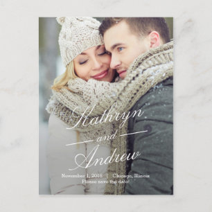 Einfach Wir Heiraten Vorankündigung Postkarte