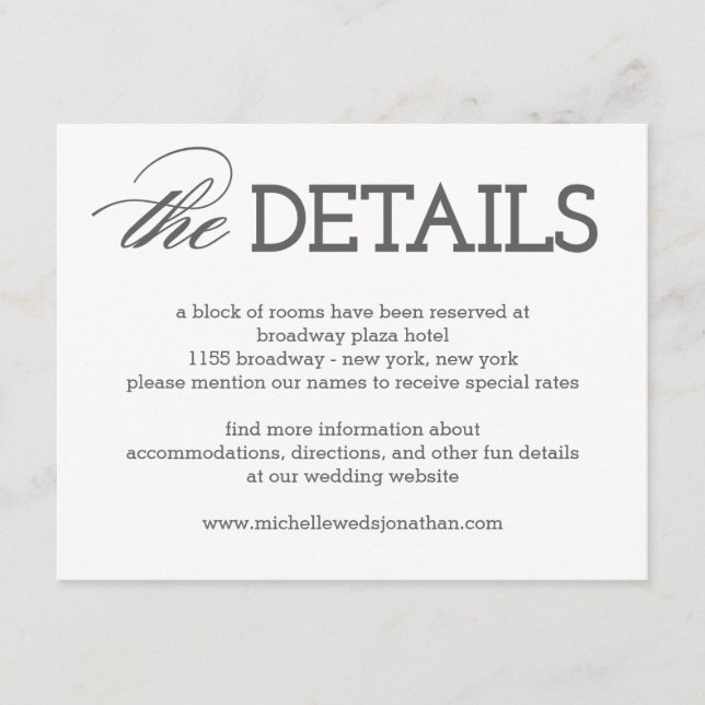 Einfach zeitlos EDITABLE COLOR-Umschließkarte Begleitkarte (Vorderseite)