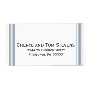 Einfach zu lesende Rücksendeadresse