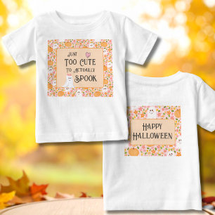 Einfach zu süß zum richtig Gruseln Süßer Geist Baby T-shirt