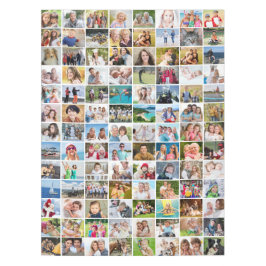 Einfache 104 FotoCollage Tischdecke