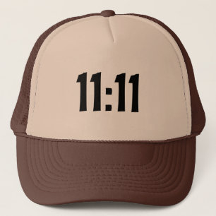 Einfache 11:11 Angelnummer Truckerkappe
