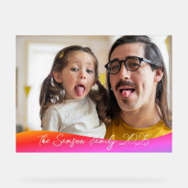 Einfache 1 Foto Vollständige Abdeckung - Skripttex Acrylschild