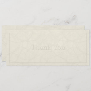 Einfache 2-Flachkarte - Beileid Vielen Dank Karten