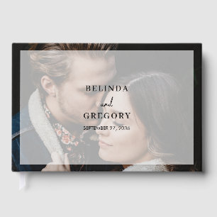 Einfache 2-Foto-Overlay-Skript-Hochzeit Gästebuch