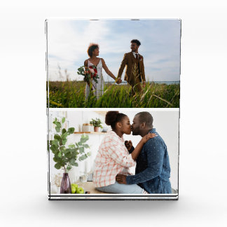 Einfache 2-FotoCollage Fotoblock