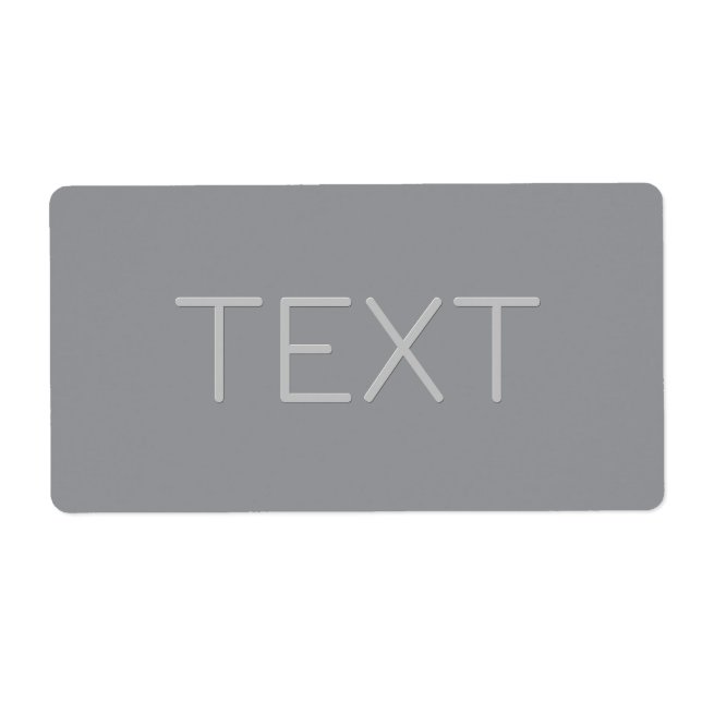 Einfache 3-dimensionale Darstellung | Grau (Vorne)