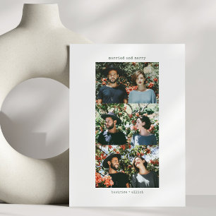 Einfache 3-Foto-Collage Weihnachten in Schwarz-Wei