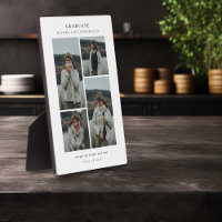 Einfache 4-Foto Collage Abschluss-Geschenke
