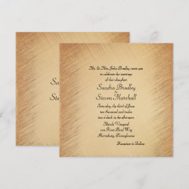 Einfache, aber elegante Einladung zur Hochzeit