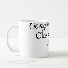 Einfache Abschluss Gratulationen minimalen Zusatz  Kaffeetasse