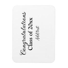 Einfache Abschluss Gratulationen minimalen Zusatz  Magnet