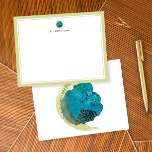 Einfache Abstrakte Wasserfarbe Personalisierte Bod Mitteilungskarte