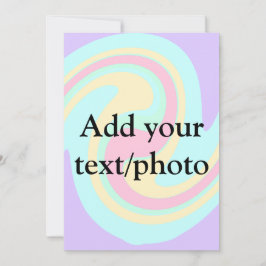 Einfache Acrylpour-Marmor fügen Sie Ihren Textname Einladung