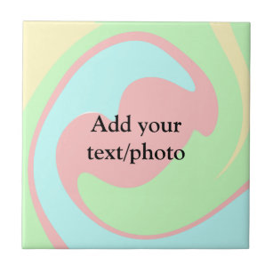 Einfache Acrylpour-Marmor fügen Sie Ihren Textname Fliese