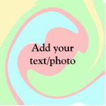 Einfache Acrylpour-Marmor fügen Sie Ihren Textname Freistehende Fotoskulptur<br><div class="desc">Gestaltung</div>