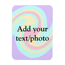 Einfache Acrylpour-Marmor fügen Sie Ihren Textname Magnet