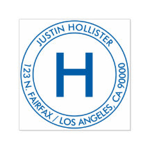 Einfache Adresse und erste Monogramm