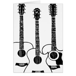 einfache akustische Gitarre