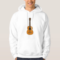 Einfache akustische Gitarre Cartoon