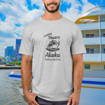 Einfache Alaska Familienurlaub T - Shirt Persönlic