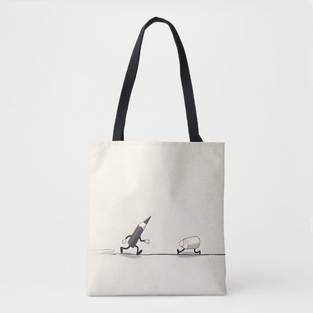 Einfache Alltags-Tasche – Wiederverwendbar & Styli (Vorderseite)