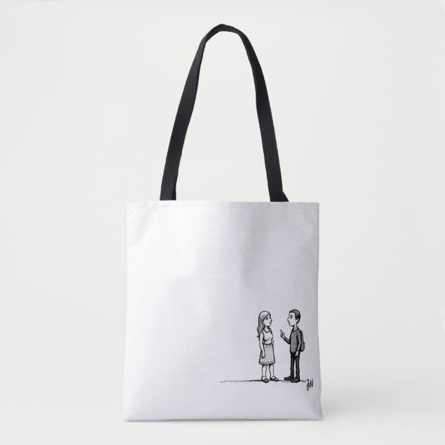 Einfache Alltags-Tasche – Wiederverwendbar & Styli (Vorderseite)