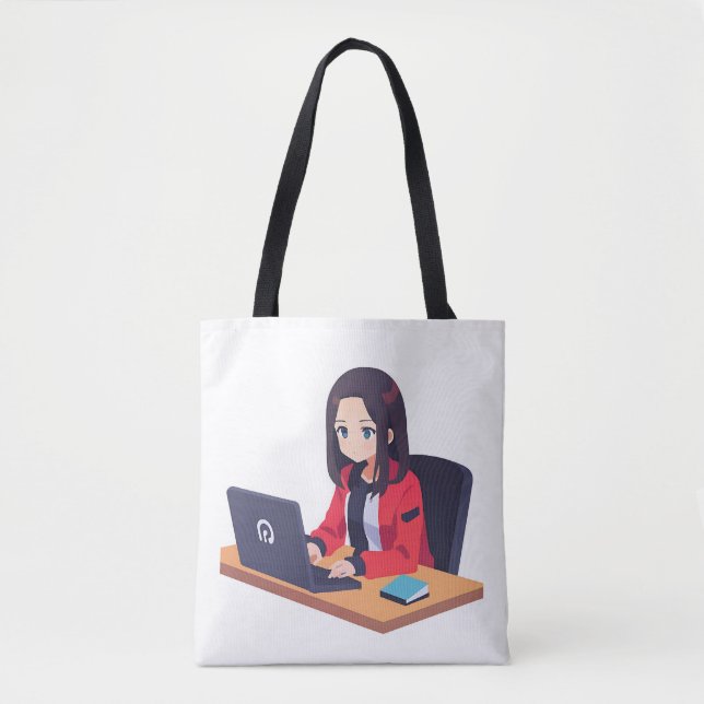Einfache Alltags-Tasche – Wiederverwendbar & Styli (Vorderseite)