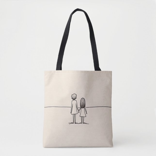 Einfache Alltags-Tasche – Wiederverwendbar & Styli (Vorderseite)