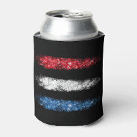 *~* Einfache amerikanische Flagge Abstrakt Pinsels