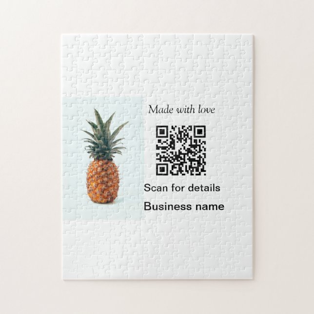 Einfache Ananas-Obstnahrung q oder Code Business D Puzzle (Vertikal)