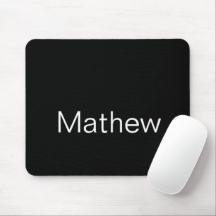 Einfache Anfangsbuchstabe Monogramm fügen Sie Ihre Mousepad