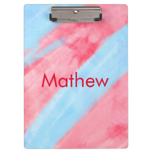 Einfache Anfangsbuchstabe Monogramm tragen Sie Ihr Klemmbrett