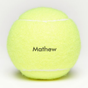 Einfache Anfangsbuchstaben Monogramm fügen Sie Ih Tennisbälle