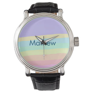 Einfache Anfangsbuchstaben Monogramm fügen Sie Ihr Armbanduhr
