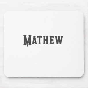Einfache Anfangsbuchstaben Monogramm fügen Sie Ihr Mousepad