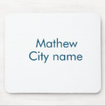 Einfache Anfangsbuchstaben Monogramm fügen Sie Ihr Mousepad<br><div class="desc">Gestaltung</div>