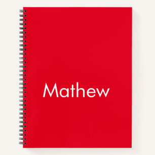 Einfache Anfangsbuchstaben Monogramm fügen Sie Ihr Notizbuch