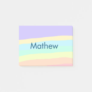 Einfache Anfangsbuchstaben Monogramm fügen Sie Ihr Post-it Klebezettel