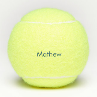 Einfache Anfangsbuchstaben Monogramm fügen Sie Ihr Tennisbälle