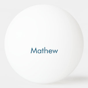 Einfache Anfangsbuchstaben Monogramm fügen Sie Ihr Tischtennisball