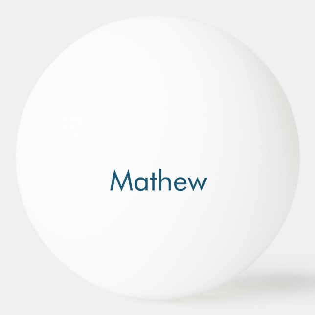 Einfache Anfangsbuchstaben Monogramm fügen Sie Ihr Tischtennisball (Vorderseite)