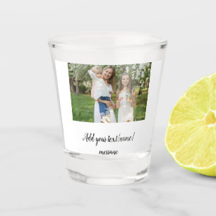 Einfache Angabe des Namens in der Foto-Sortierfolg Schnapsglas